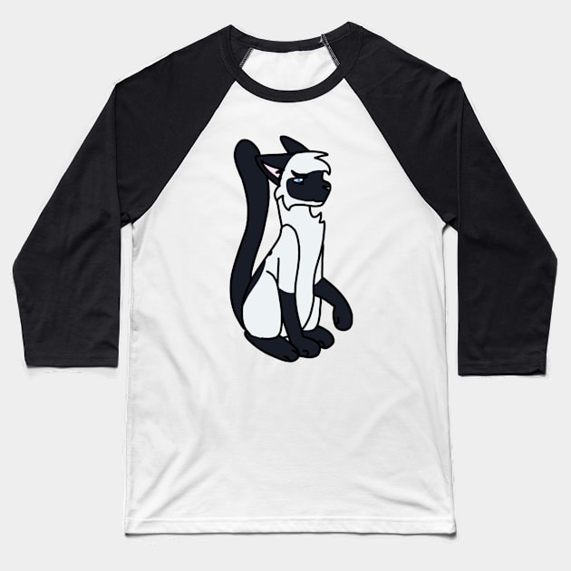 Darktail Baseball T-Shirt by ceolsonart